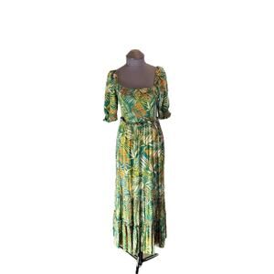 Betsey Johnson Size S Whimsical Maxi Dress Floral Print